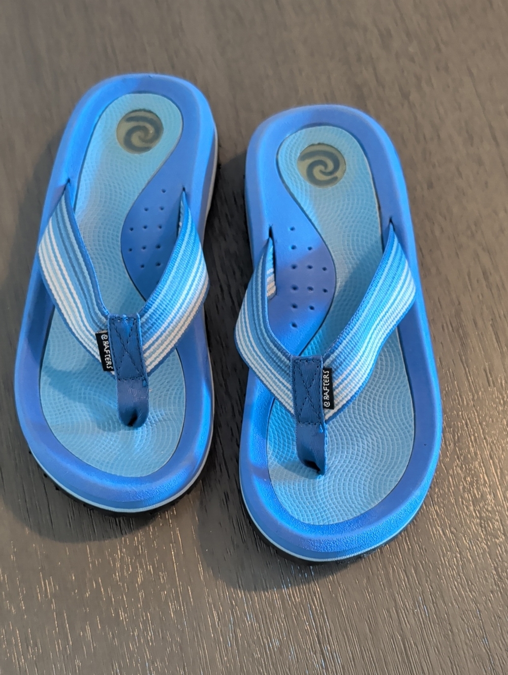 Women's Rafters Tsunami Stripe Flip Flops- Size 6